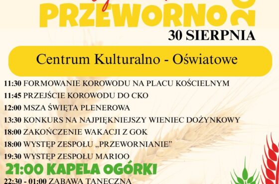 Święto Plonów Gminy Przeworno