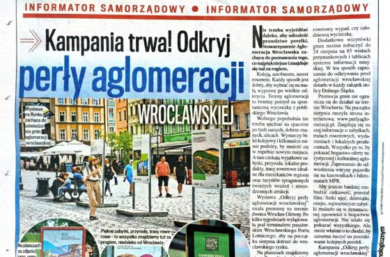 Kampania „Odkryj Perły Aglomeracji Wrocławskiej” nabiera tempa