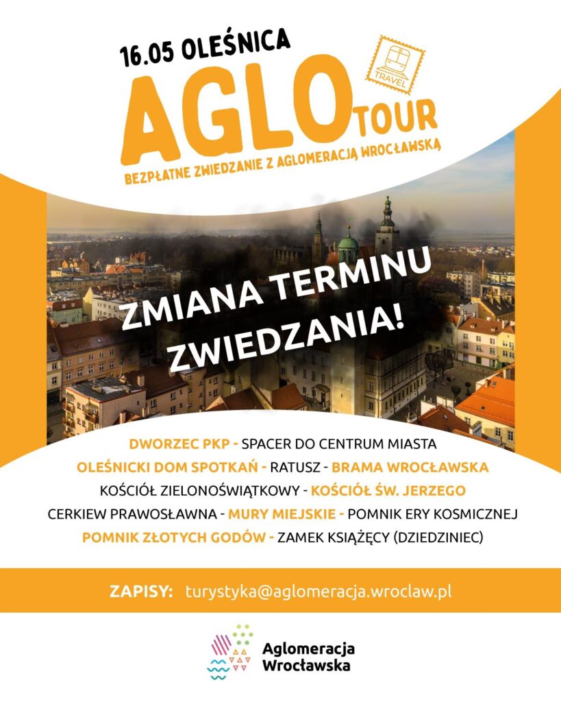 AgloTour w Oleśnicy w innym terminie